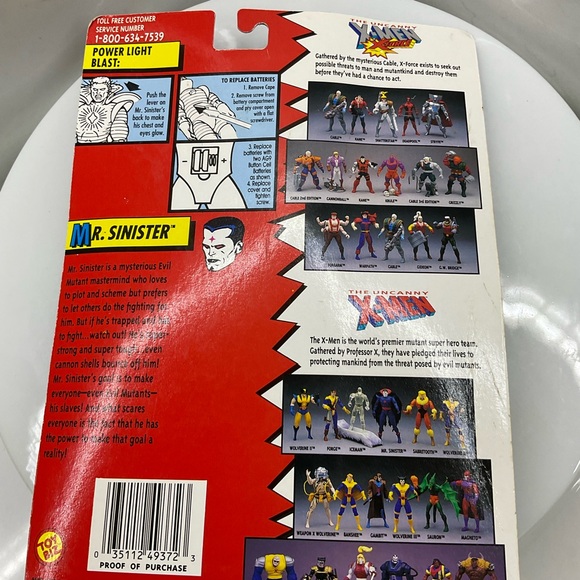 Vintage Uncanny X-men Cyclops Toy Biz Figure (new in package) - Picture 4 of 5